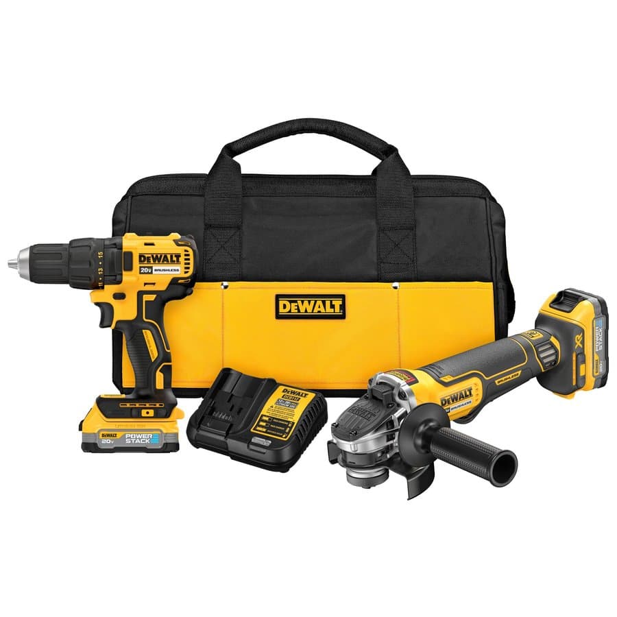 DEWALT 20-volt max 2 -Tool Brushless Power Tool Combo Kit with Soft Case ( 2 -Batteries Included and Charger Included )