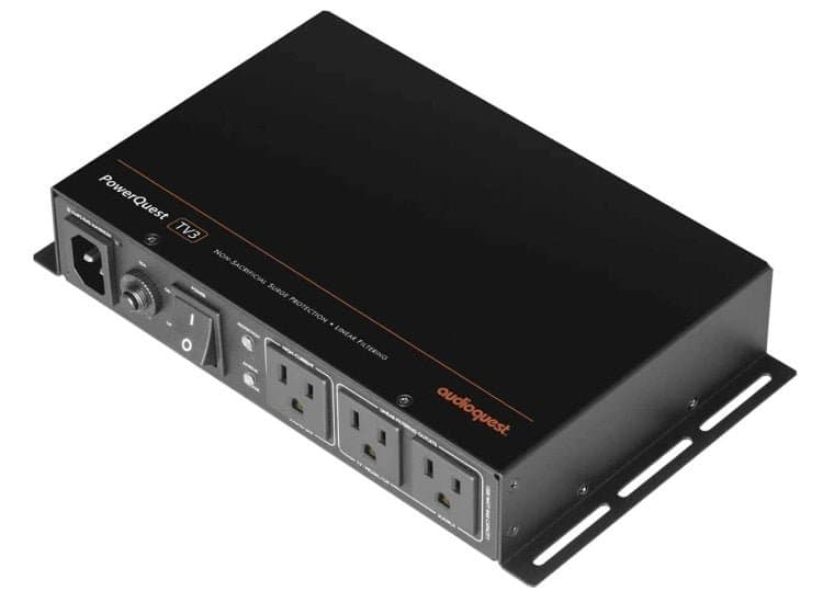AudioQuest PowerQuest TV3 3-Outlet Surge Protector for Wall-Mounted TVs