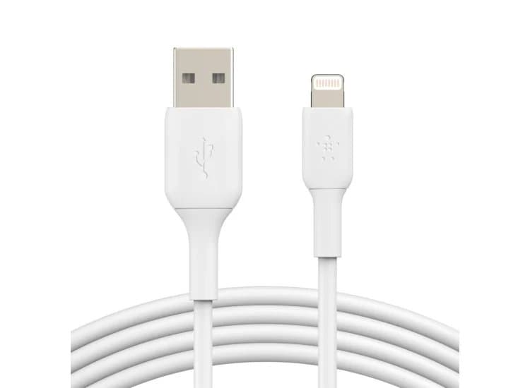 Belkin BOOST CHARGE 6.6 Foot White Lightning To USB-A Cable