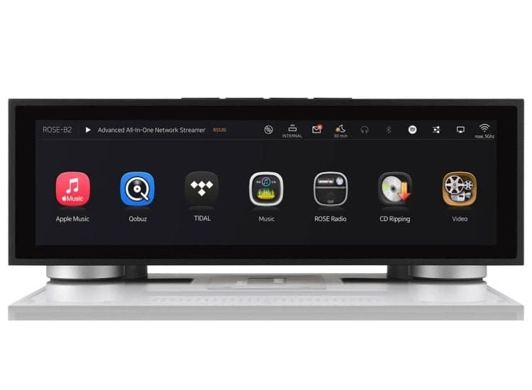 HiFi Rose Wireless Network Streamer and Integrated Amplifier, Black