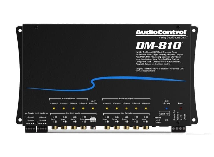 Audio Control Eight By Ten Channel Matrix DSP Processor