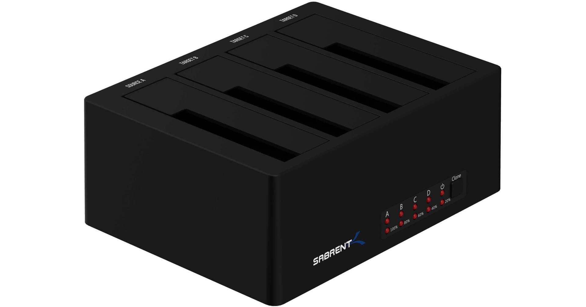 Sabrent 4-Bay USB 3.0 SATA 2.5" and 3.5" SSD/HDD Docking Station