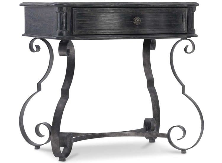 Bernhardt Villa Toscana Nightstand in Ember | Textured Carbone