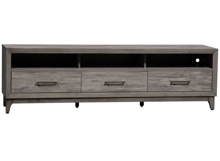 Liberty Furniture Mercury TV Console 62-Inch, Driftwood Gray