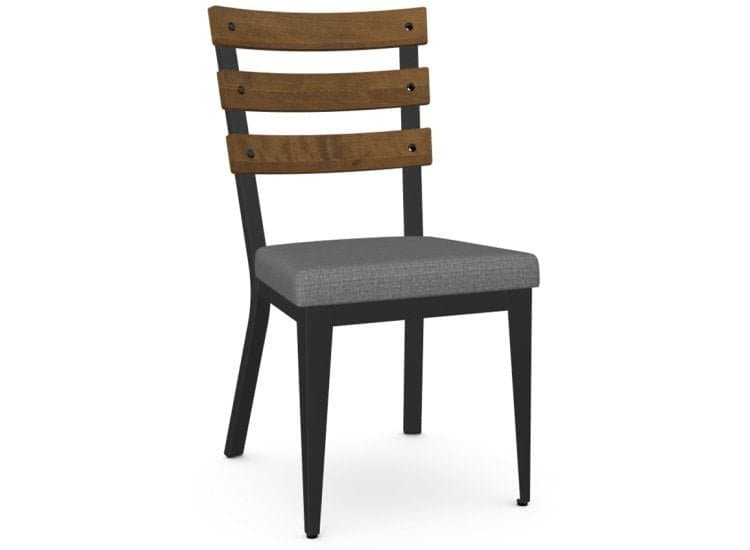 Amisco Dexter Black Coral/Silverpoint/Toasty Dining Chair