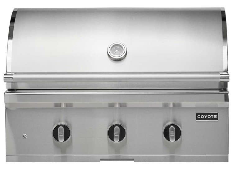 Coyote C-Series Built-In Liquid Propane Gas Grill 34-Inch, Stainless Steel