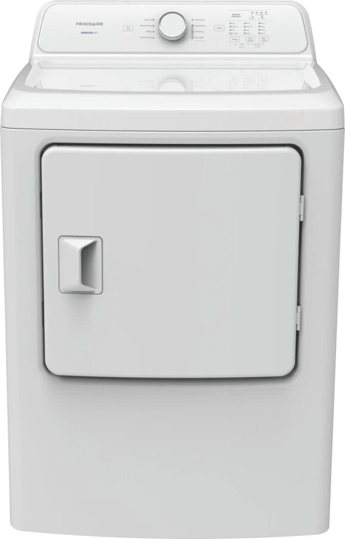 7 cu.ft. Front Load Gas Dryer, White with 8 Dry Cycles