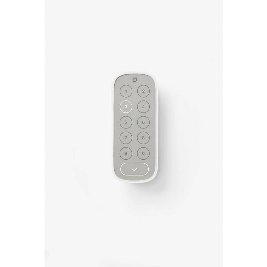 Level Keypad Weatherproof LED-Backlit Accessory for Keyless Entry with Lock or Bolt-White