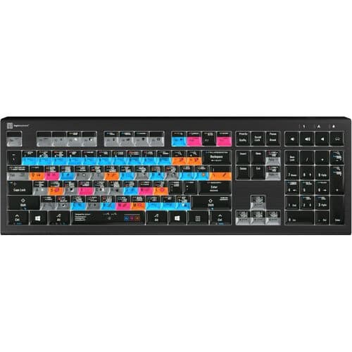 Logickeyboard ASTRA 2 Backlit Keyboard for Adobe Graphic Designer (Windows, US English)