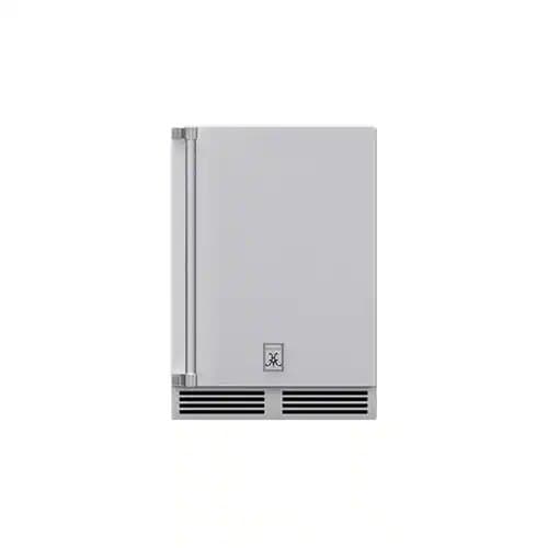 Hestan GRSR 5.2 Cu. Ft. Outdoor Undercounter Refrigerator Right-Hinge 24-Inch Wide in Steeletto - GRSR24