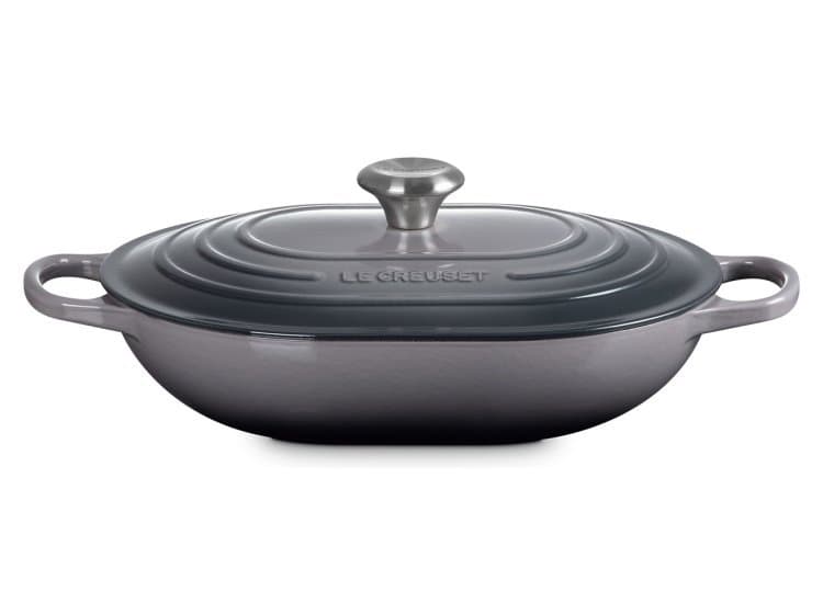 Le Creuset Signature 3.75 Quart Oval Casserole, Oyster