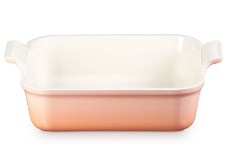 Le Creuset Heritage 3 Qt. Square Casserole, Peche
