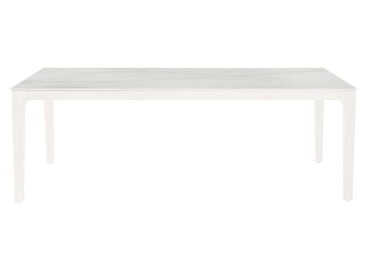 Bernhardt Marabella Outdoor Dining Table Top, White Shell