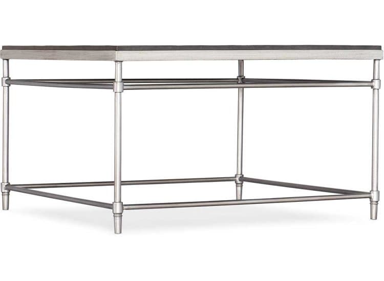 Hooker Furniture Living Room St. Armand Square Cocktail Table in Black | Pewter