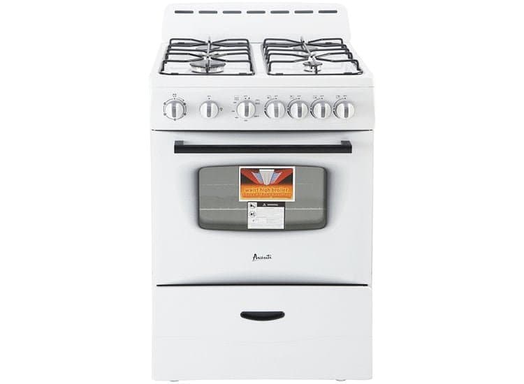 Avanti 20" Gas Range White