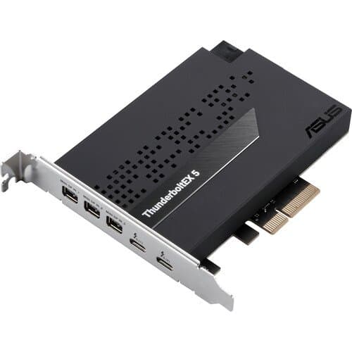ASUS ThunderboltEX 5 Dual-Port Thunderbolt 5 PCIe 4.0 Expansion Card