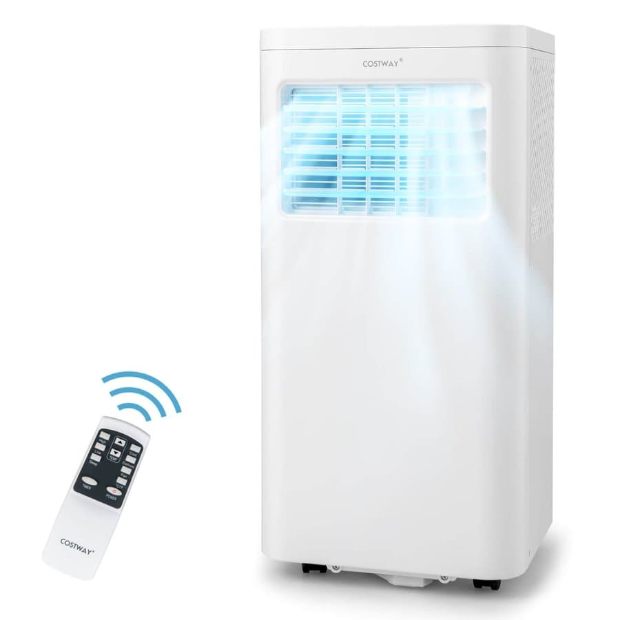 Costway  6000 BTU (10000 BTU ASHRAE) Portable Air Conditioner 3-in-1 AC Unit With Cool Dehum Fan Sleep Mode