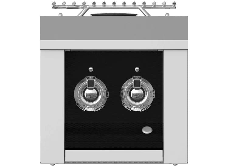 Hestan Aspire 12" Stealth Natural Gas Double Side Burner-AEB122-NG-BK