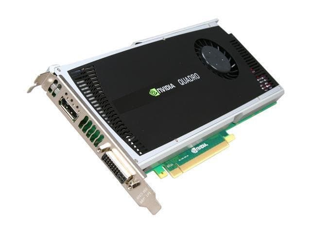 PNY Quadro 4000 for Mac VCQ4000MAC-PB 2GB 256-bit GDDR5 PCI Express 2.0 x16 Graphics Card