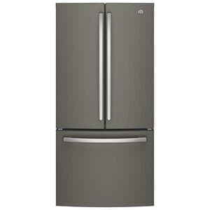 GE 18.6 Cu. Ft. French Door Refrigerator 33" Slate