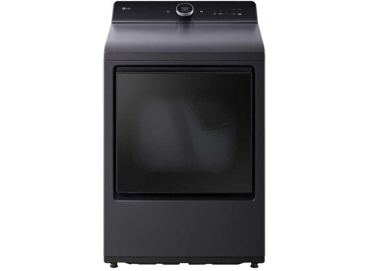LG TurboSteam 7.3 Cu. Ft. Electric Dryer Black