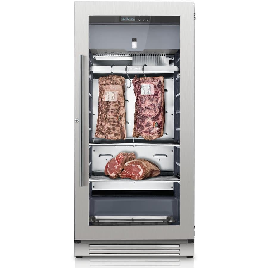 Ca'Lefort 8.3-cu ft Commercial Refrigerators 1 Glass -Door Dry age refrigerator ( Stainless Steel )