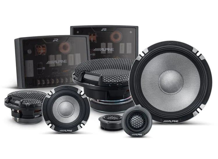 Alpine R-Series Pro 3-Way Component Speaker Set