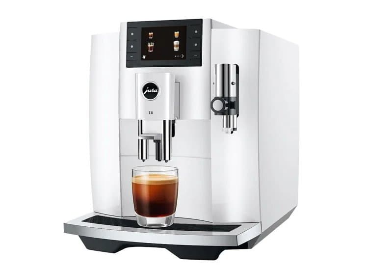 Jura E8 Automatic Coffee & Espresso Machine, White