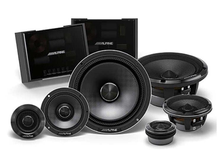 Alpine Status Hi-Res 6.5" 3-Way Component Speaker Set