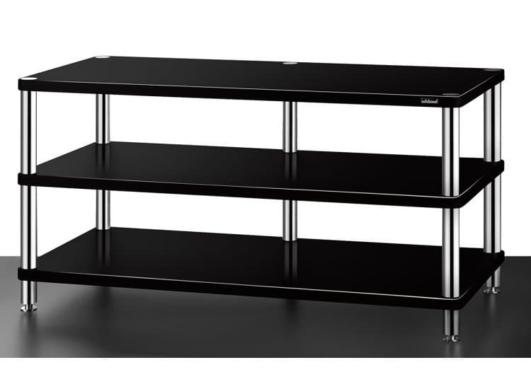 Solidsteel HW-3L Gloss Black High-End & TV Design Rack