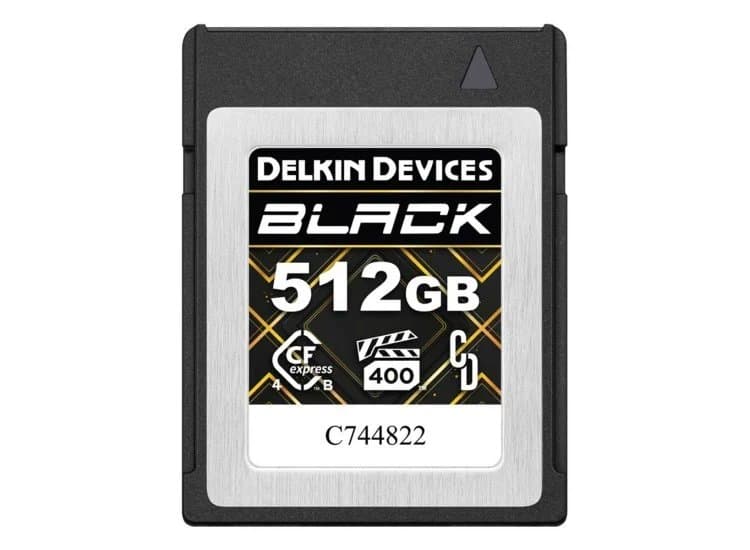 Delkin Devices BLACK 4.0 CFexpress Type B VPG400 512GB Memory Card