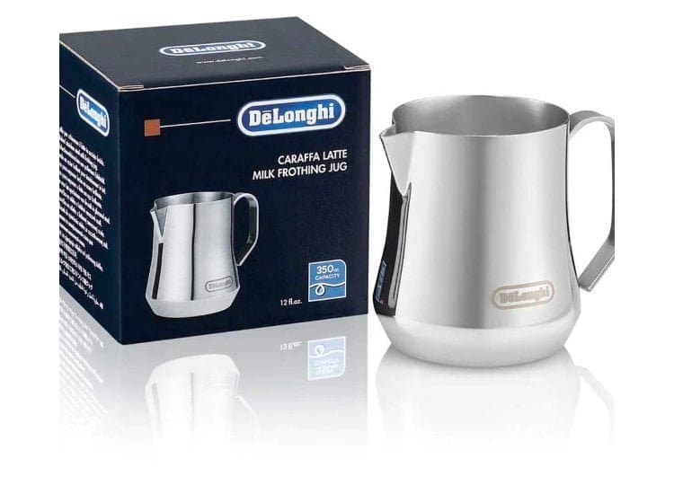 DeLonghi 12 Oz. Stainless Steel Milk Frothing Pitcher
