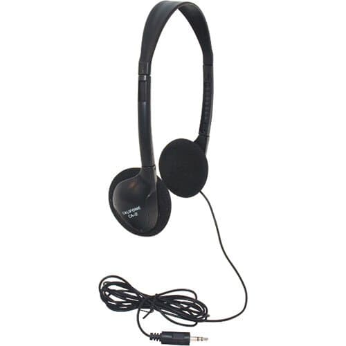 Califone CA-2 Stereo Headphones for Education (Black)