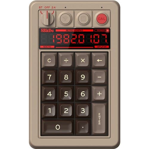 8BitDo Retro Wireless C64 Edition Mechanical Gaming 18-Key Numpad