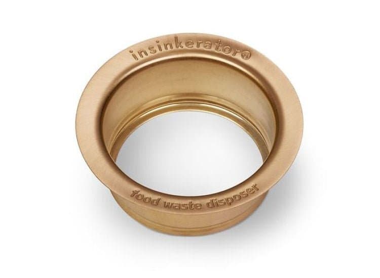 InSinkErator Sink Flange, Brushed Bronze