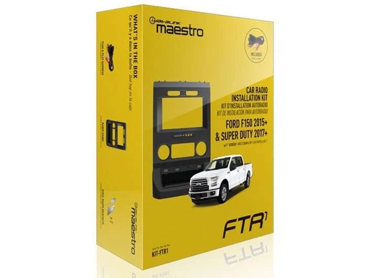 iDatalink FTR1 Dash Kit And T-Harness For Newer Ford Trucks With 4.3" Screens