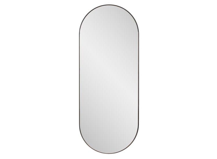 Howard Elliott Balducci Oval Mirror-Small-in Black