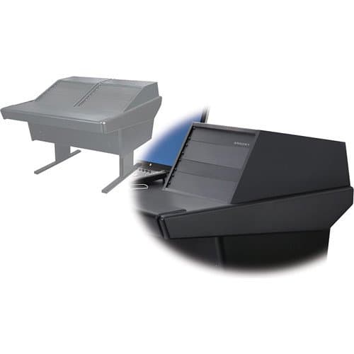 Argosy 50-V2R Universal Workspace with Two VR-1005 Front 10 RU & Rear 5 RU (Black)