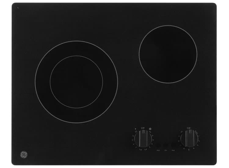 GE 21" Electric Cooktop Black