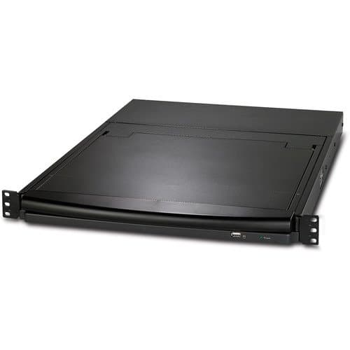 APC 17" Rack LCD Console with Integrated 16-Port Analog KVM Switch (Black)