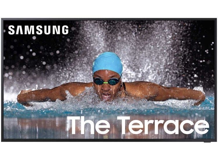 Samsung The Terrace Partial Sun LST7C Neo QLED 85-Inch 4K Smart, Titan Black