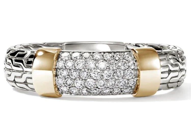 John Hardy JH Essential Pave Ring