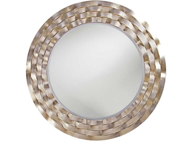 Howard Elliott Cartier Mirror Silver Leaf Finish