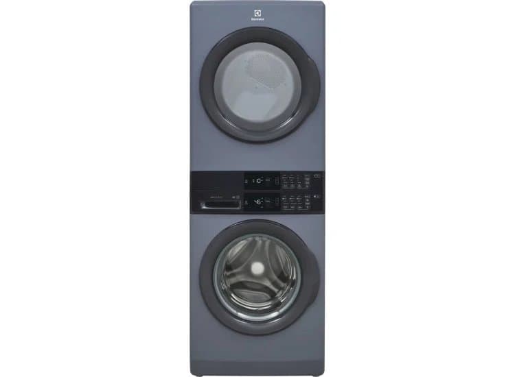 Electrolux 300 Series Laundry Tower Front Load 4.4 Cu. Ft. Washer & 8 Cu. Ft. Gas Dryer, Denim Blue