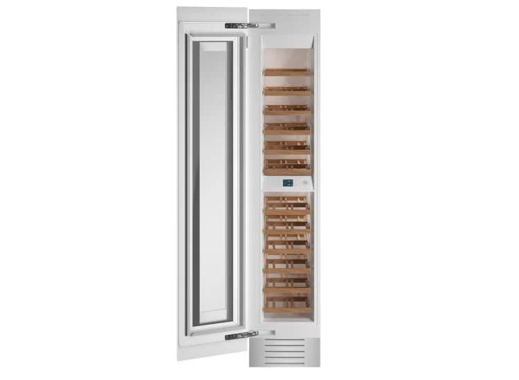 Bertazzoni Wine Cellar Column Built-In Left Hinge 18" Custom Panel Frame