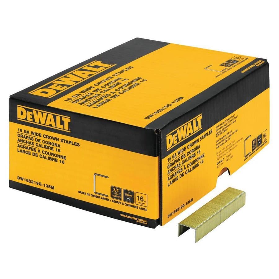 3/4 in. x 16-Gauge Galvanized Staple 2000 per Box