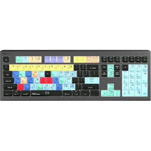 Logickeyboard ASTRA 2 Backlit Keyboard for Steinberg Cubase & Nuendo (Mac, US English)