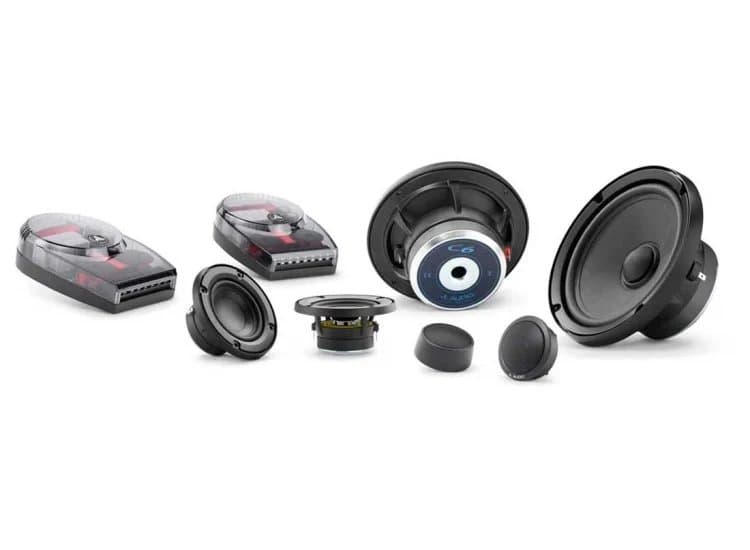 JL Audio C6 6.5-Inch 3-Way Component Speaker System (Pair)