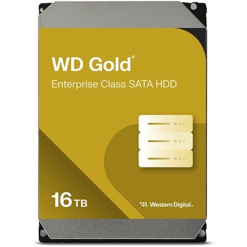 WD 16TB Gold 7200 rpm SATA III 3.5" Internal Enterprise HDD