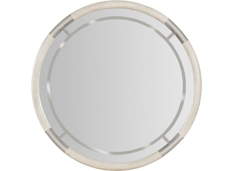 Hooker Furniture Modern Mood Bedroom Round Mirror, Diamond